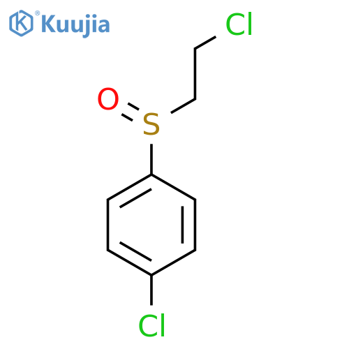 1-Chloro-4-(2-chloroethanesulfinyl)benzene structure