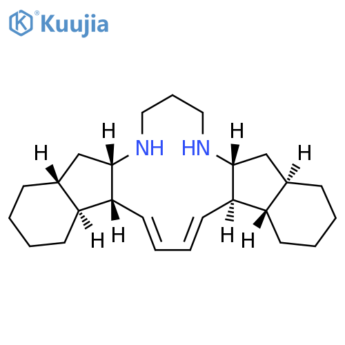 1H-Diindeno[2,1-f:1',2'-l][1,5]diazacyclotridecine,2,3,4,4a,5,5a,6,7,8,9,10,10a,11,11a,12,13,14,15,15a,15b,19a,19b-docosahydro-,(4aS,5aS,10aR,11aS,15aR,15bS,16E,18E,19aS,19bR)- structure