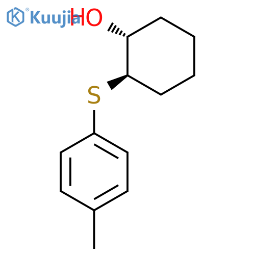 Cyclohexanol, 2-[(4-methylphenyl)thio]-, trans- structure