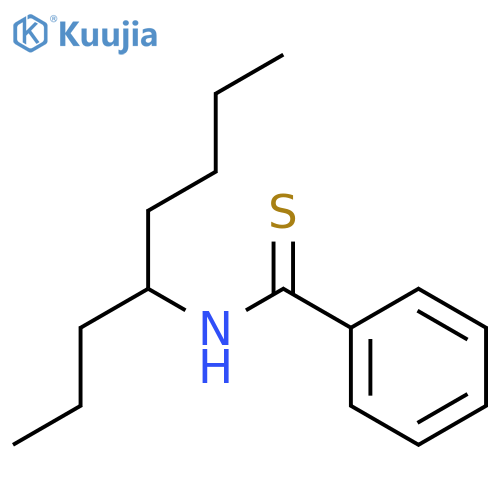 Benzenecarbothioamide, N-(1-propylpentyl)- structure
