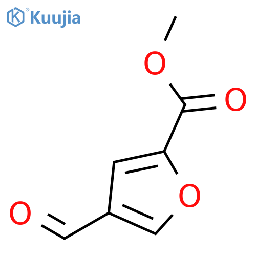 4-formyl-2-Furancarboxylic acid methyl ester structure