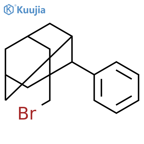 Tricyclo[3.3.1.13,7]decane, 1-(bromomethyl)-2-phenyl- structure