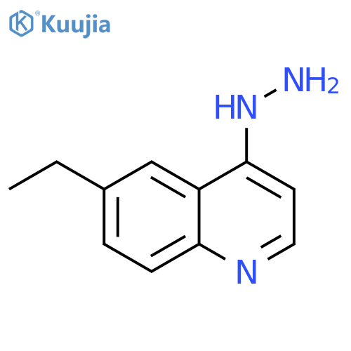 6-ETHYL-4-HYDRAZINYLQUINOLINE structure