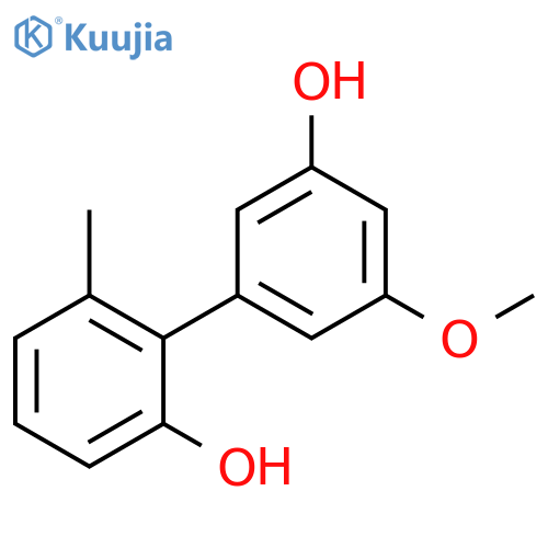 [1,1'-Biphenyl]-2,3'-diol,5'-methoxy-6-methyl- structure