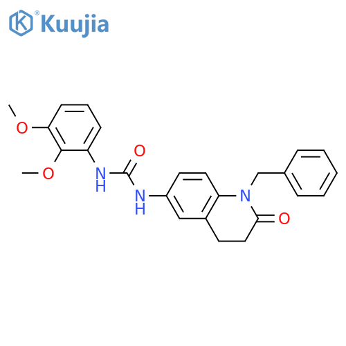 3-(1-benzyl-2-oxo-1,2,3,4-tetrahydroquinolin-6-yl)-1-(2,3-dimethoxyphenyl)urea structure