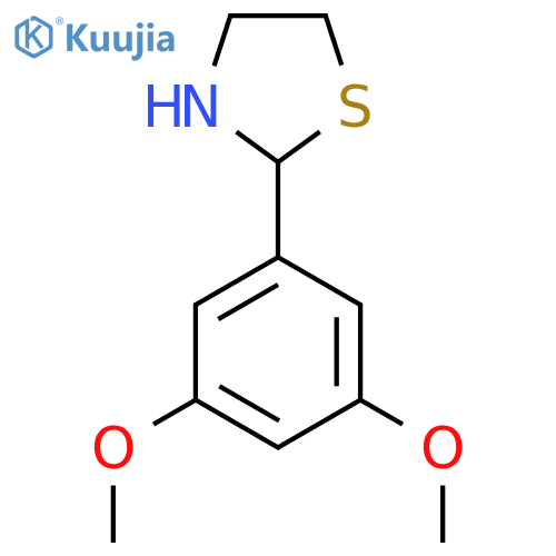 2-(3,5-Dimethoxyphenyl)thiazolidine structure