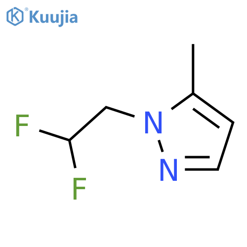 1-(2,2-difluoroethyl)-5-methyl-1H-pyrazole structure