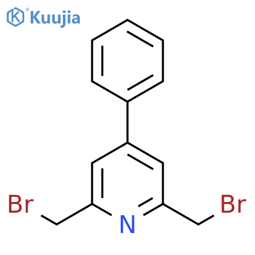 Pyridine, 2,6-bis(bromomethyl)-4-phenyl- structure