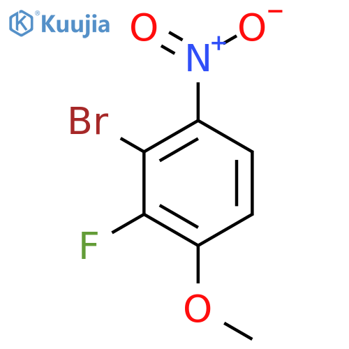 2-Bromo-3-fluoro-4-methoxy-1-nitrobenzene structure