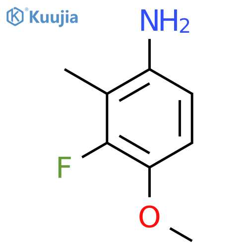 3-Fluoro-4-methoxy-2-methylaniline structure