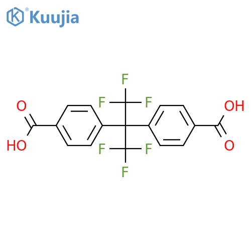 2,2-Bis(4-carboxyphenyl)hexafluoropropane structure