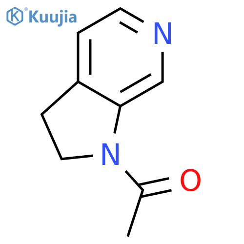 Ethanone,1-(2,3-dihydro-1H-pyrrolo[2,3-c]pyridin-1-yl)- structure