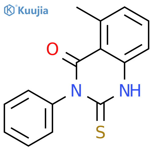 5-Methyl-3-phenyl-2-thioxo-2,3-dihydro-4(1H)-quinazolinone structure
