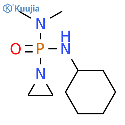 Phosphonic diamide,P-1-aziridinyl-N'-cyclohexyl-N,N-dimethyl- structure