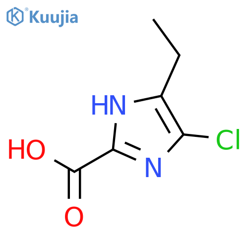 4-chloro-5-ethyl-1H-imidazole-2-carboxylic acid structure