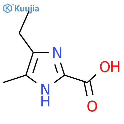 5-Ethyl-4-methyl-1H-imidazole-2-carboxylic acid structure