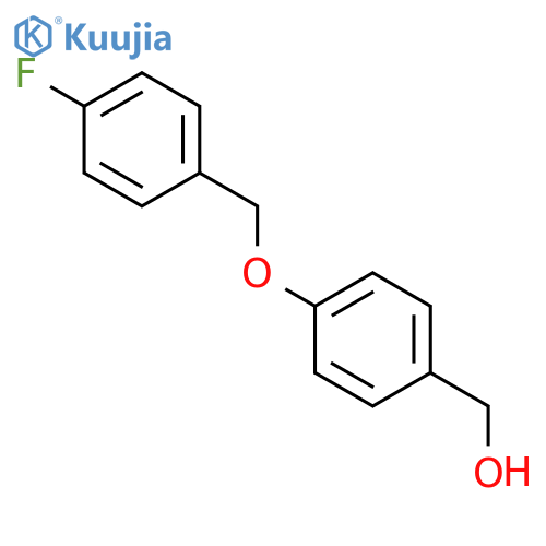 4-(4-Fluorobenzyloxy)benzyl alcohol structure
