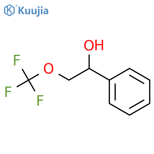1-phenyl-2-(trifluoromethoxy)ethan-1-ol structure