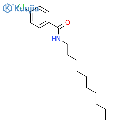 Benzamide, 4-chloro-N-decyl- structure