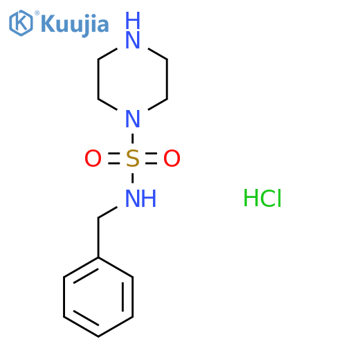 N-Benzylpiperazine-1-sulfonamide hydrochloride structure