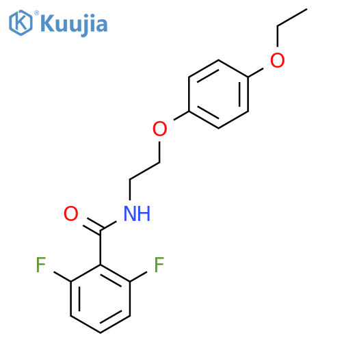 N-2-(4-ethoxyphenoxy)ethyl-2,6-difluorobenzamide structure