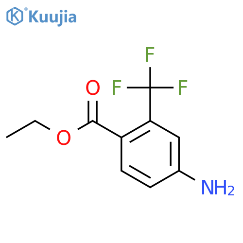 Ethyl 4-amino-2-(trifluoromethyl)benzoate structure