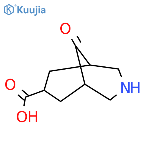 9-oxo-3-azabicyclo3.3.1nonane-7-carboxylic acid structure
