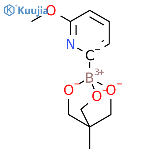 1-(6-methoxypyridin-2-yl)-4-methyl-2,6,7-trioxa-1-borabicyclo[2.2.2]octan-1-uide structure