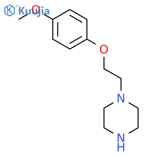 1-2-(4-Methoxyphenoxy)ethylpiperazine structure