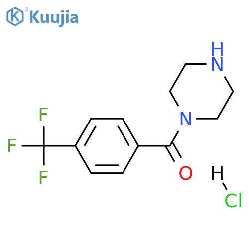 1-4-(Trifluoromethyl)benzoylpiperazine Hydrochloride structure