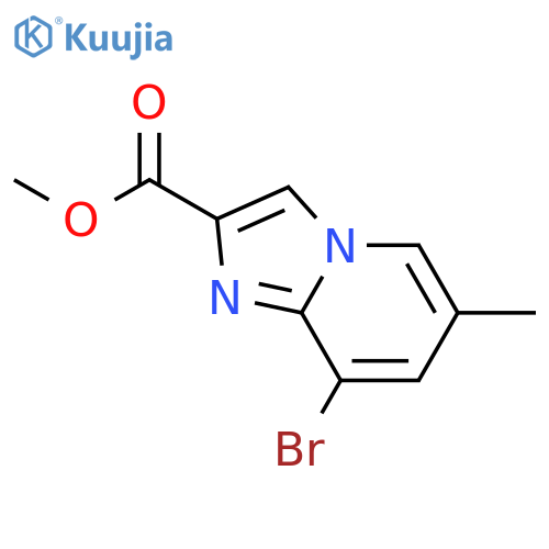 Methyl 8-Bromo-6-methylimidazo1,2-apyridine-2-carboxylate structure