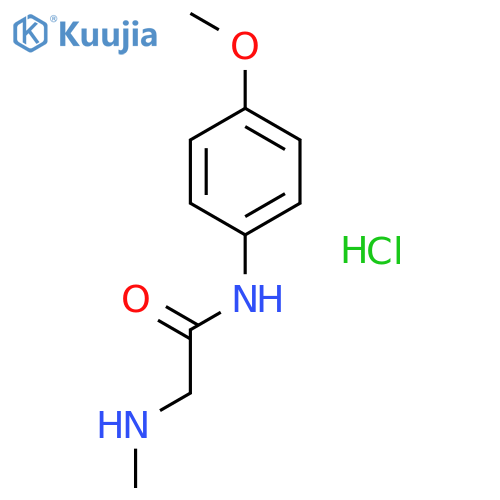 N-(4-Methoxyphenyl)-2-(methylamino)acetamide hydrochloride structure