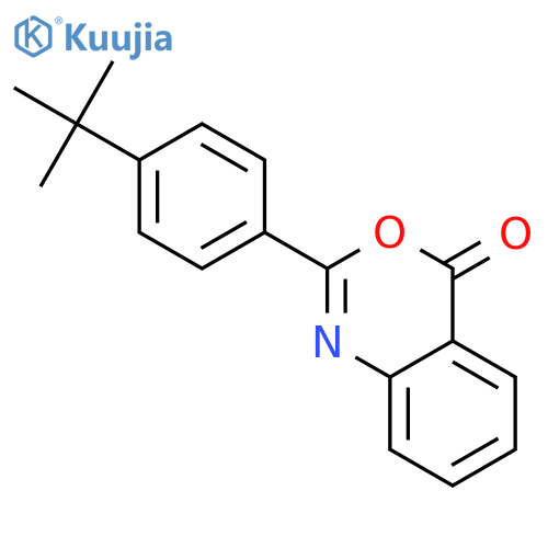 4H-3,1-Benzoxazin-4-one, 2-[4-(1,1-dimethylethyl)phenyl]- structure