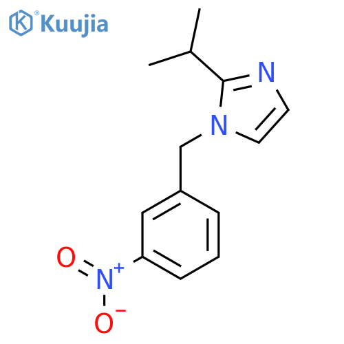 2-Isopropyl-1-(3-nitrobenzyl)-1H-imidazole structure