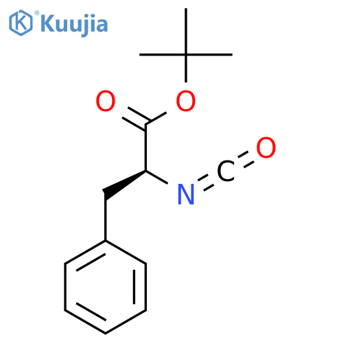 tert-butyl (2S)-2-isocyanato-3-phenylpropanoate structure