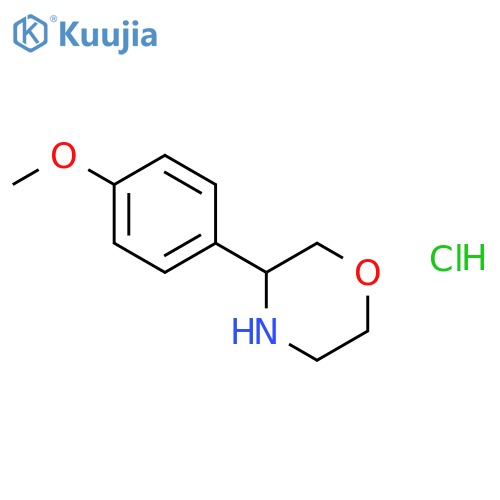 3-(4-Methoxyphenyl)morpholine hydrochloride structure