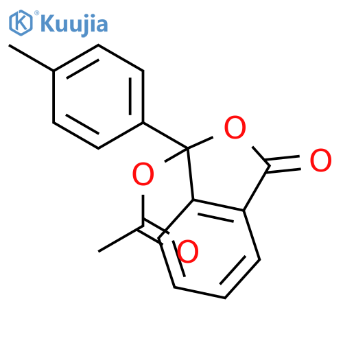 1(3H)-Isobenzofuranone, 3-(acetyloxy)-3-(4-methylphenyl)- structure