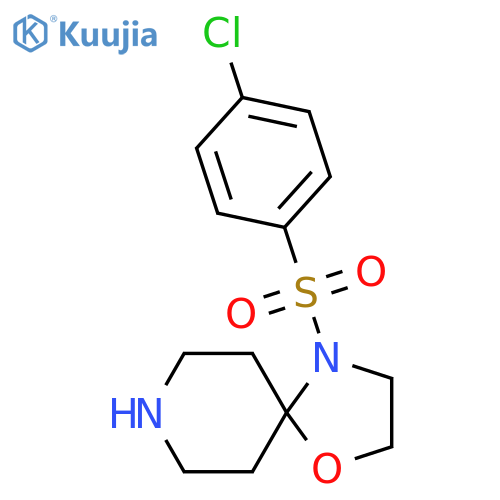 4-(4-chlorobenzenesulfonyl)-1-oxa-4,8-diazaspiro[4.5]decane structure