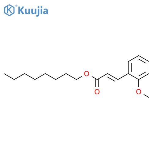 octyl 3-(2-methoxyphenyl)prop-2-enoate structure