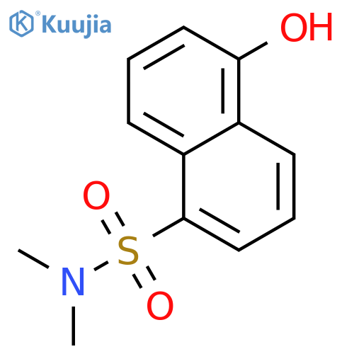 1-Naphthalenesulfonamide, 5-hydroxy-N,N-dimethyl- structure