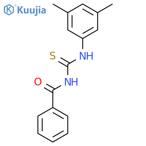 N-(3,5-Dimethylphenyl)carbamothioylbenzamide structure
