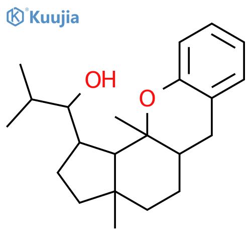 Cyclopenta[c]xanthene-1-methanol,1,2,3,3a,4,5,5a,6,11a,11b-decahydro-3a,11a-dimethyl-a-(1-methylethyl)- (9CI) structure