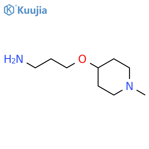 3-(1-Methyl-4-piperidinyl)oxy-1-propanamine structure