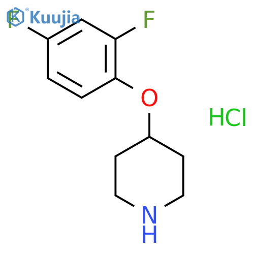 4-(2,4-Difluorophenoxy)piperidine hydrochloride structure