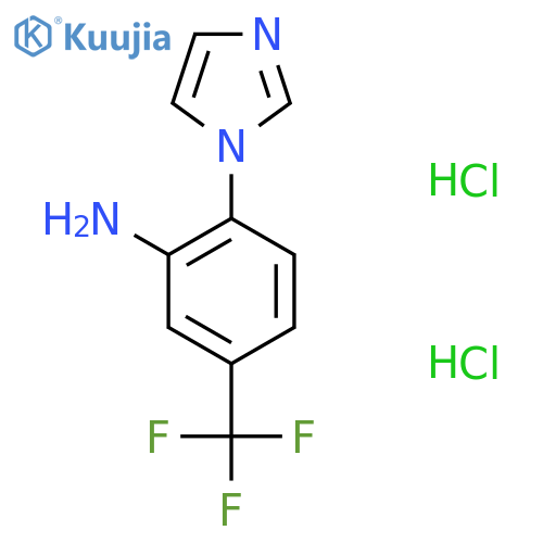 2-(1H-Imidazol-1-yl)-5-(trifluoromethyl)aniline dihydrochloride structure