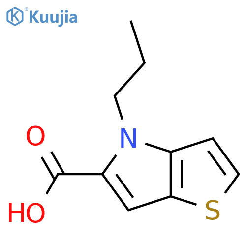 4-propyl-4H-thieno[3,2-b]pyrrole-5-carboxylic acid structure