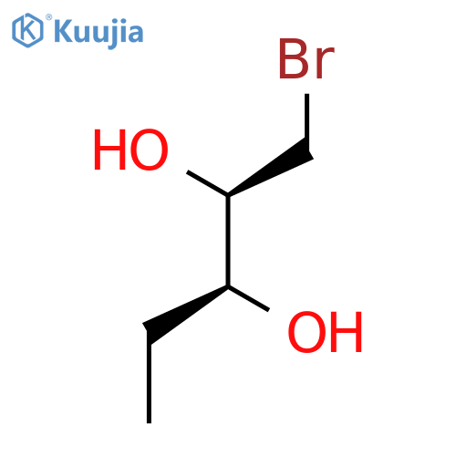 2,3-Pentanediol, 1-bromo-, (R*,S*)-(±)- structure