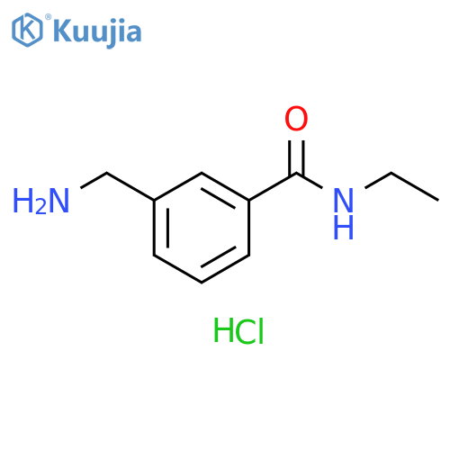 3-(aminomethyl)-N-ethylbenzamide hydrochloride structure