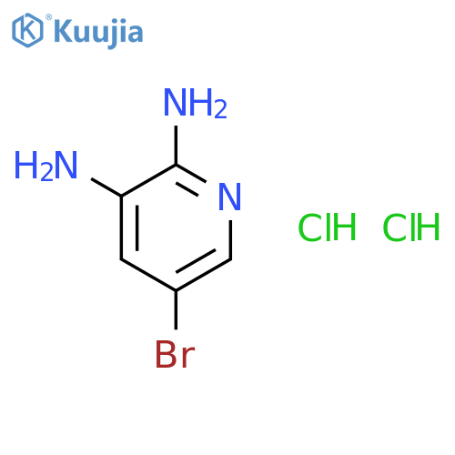 5-Bromopyridine-2,3-diamine dihydrochloride structure