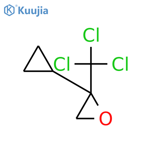 2-Cyclopropyl-2-(trichloromethyl)oxirane structure
